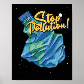 Environmental Protection, Stop Pollution Poster