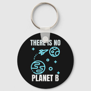 Environmental Protection There Is No Planet B Keychain