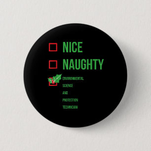 Environmental Science And Protection Technician Ch 2 Inch Round Button