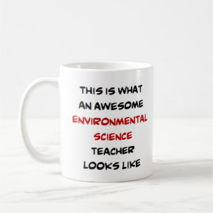 environmental science teacher, awesome coffee mug