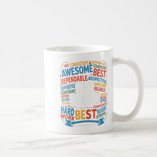 Environmental Services Squad Week Appreciation Fun Coffee Mug (Right)