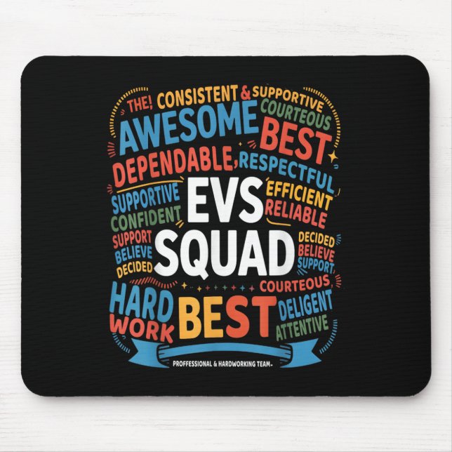 Environmental Services Squad Week Appreciation Fun Mouse Pad (Front)