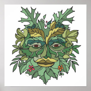 Environmental Tree Hugger Poster