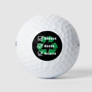 Environmentalism Checklist Reduce Reuse Recycle Golf Balls