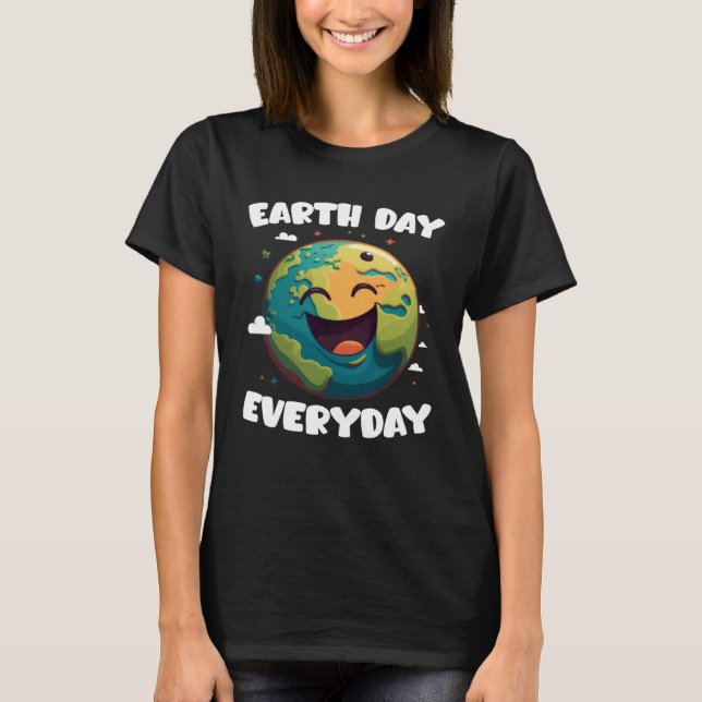 Environmentalist Earth Day Mission Earth Care  3 T-Shirt (Front)