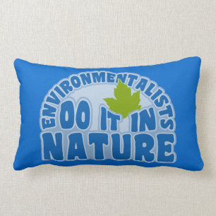 Environmentalists custom throw pillow