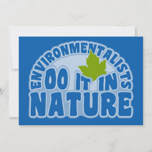 Environmentalists invitation, customize invitation
