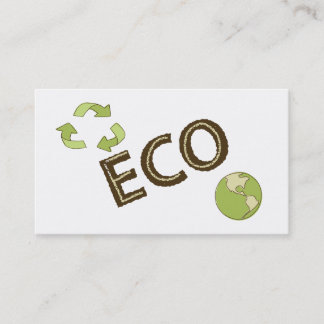 Environnement amical d'Eco réutilisant des cartes