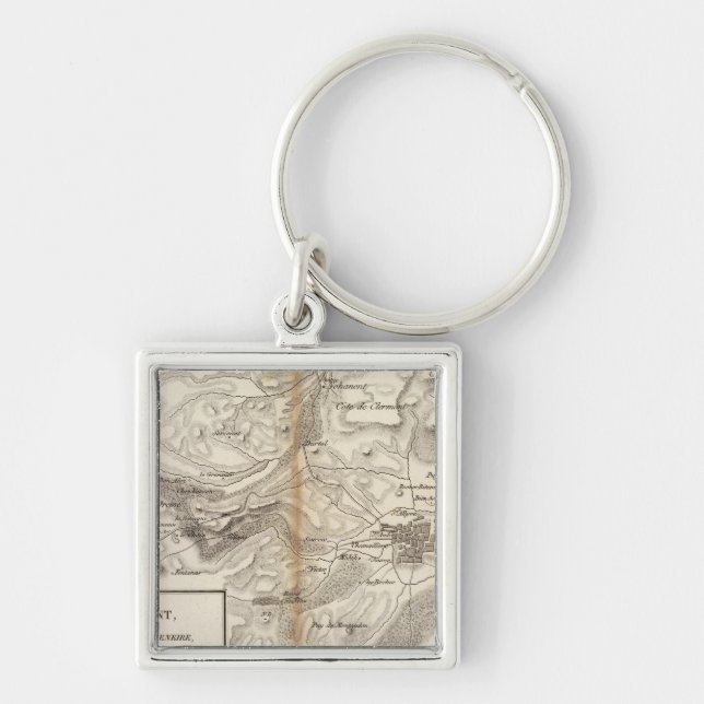 Environs de Clermont Keychain (Front)