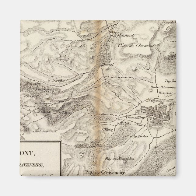 Environs de Clermont Magnet (Front)