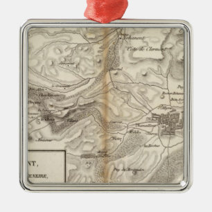 Environs de Clermont Metal Ornament