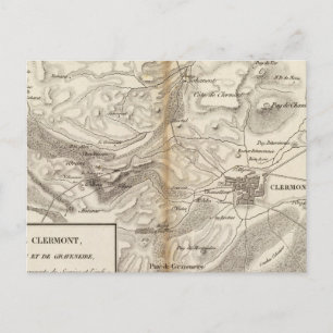 Environs de Clermont Postcard