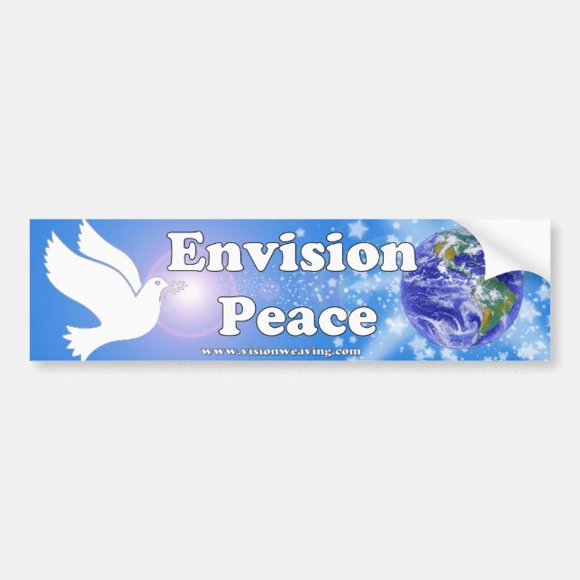 Envision Peace Bumper Sticker (Front)