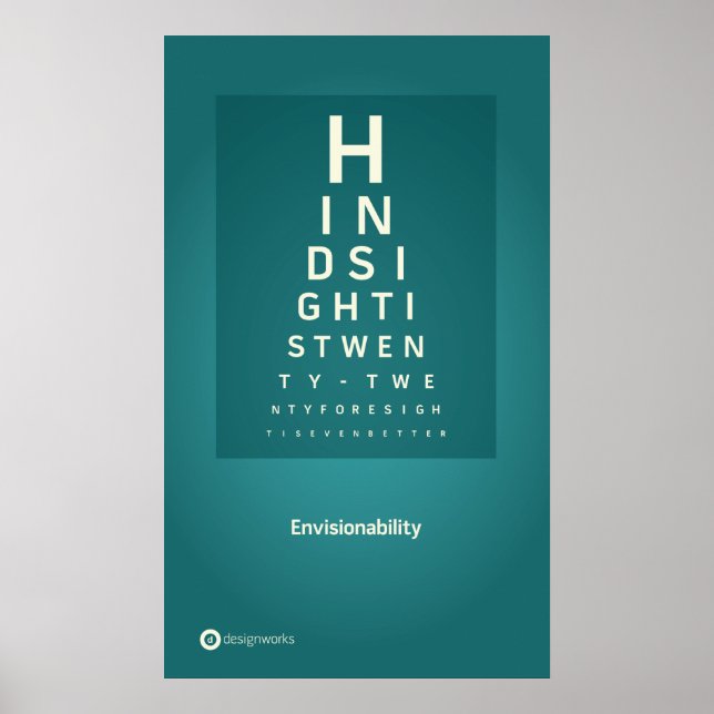 Envisionability Poster 18" x 30" (Front)