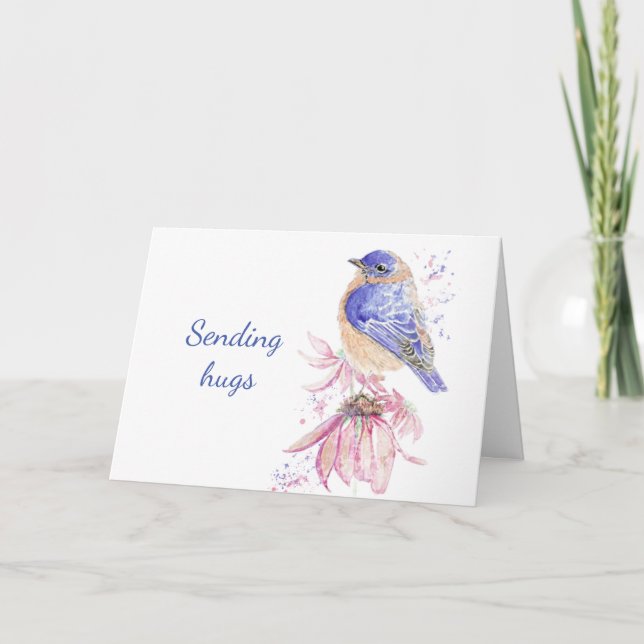 Envoi de cartons Sympathy Loss Carte Bluebird (Devant)