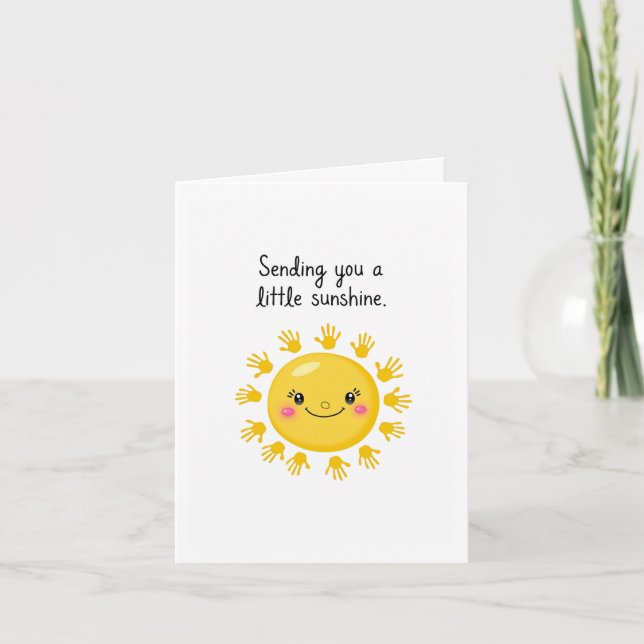 Envoi de la carte Sunshine Get Well (Devant)