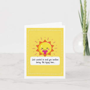 Envoi de la carte Sunshine Penser à vous