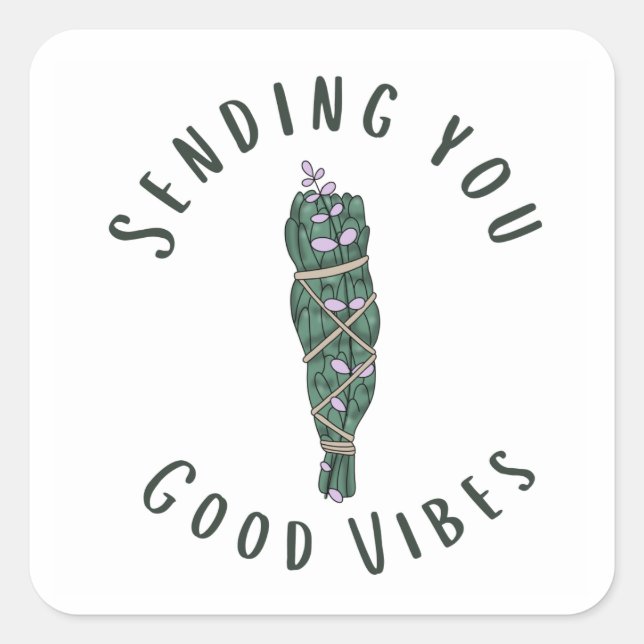 Envoi d'un autocollant Good Vibes (Devant)
