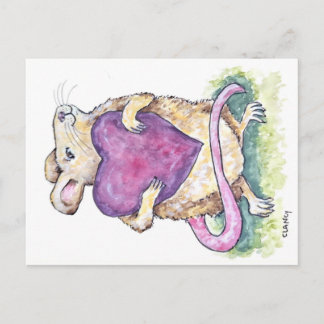 Envoi d'une carte postale Calin