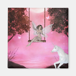 Envoi pour la licorne - aimant d'imaginaire