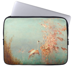 Envol De Flamants Roses, Étang De Vaccarès Laptop Sleeve