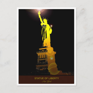 Envoyer la liberté : la carte postale Statue de la