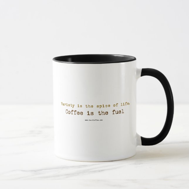 Envoyer le slogan Café - mug (Droite)