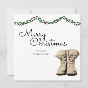 Envoyer les cartes de Noël militaires Soldats