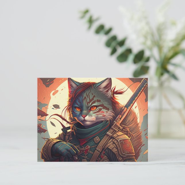 Envoyer votre message avec les cartes postales Nin (Debout devant)