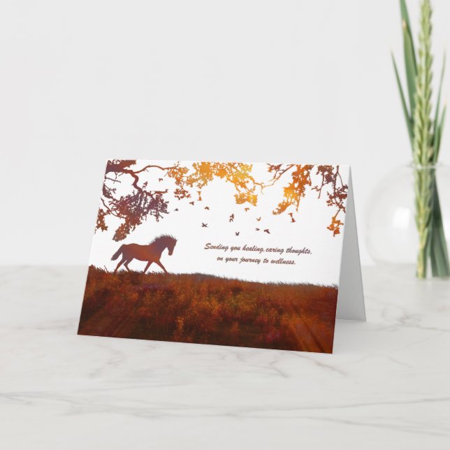 Envoyez la carte de soin de pensées de guérison (Devant)