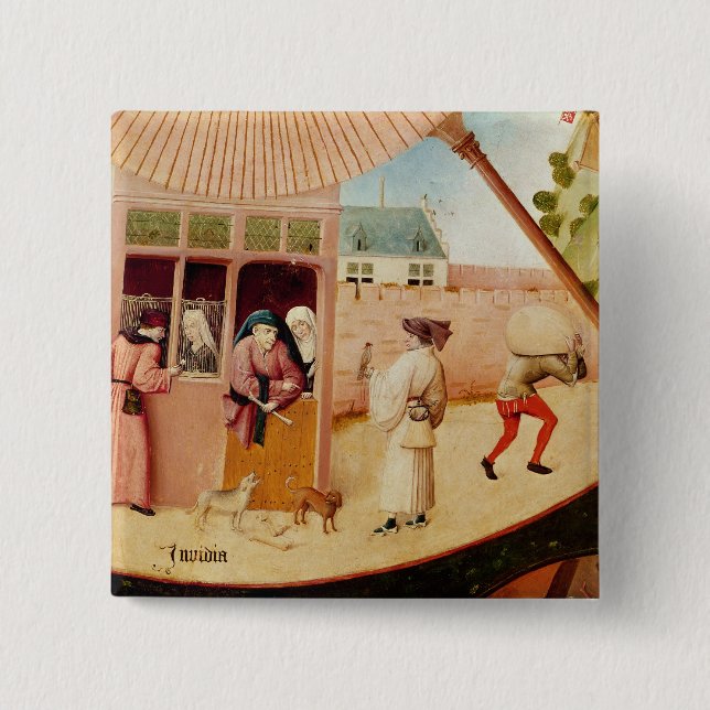 Envy 2 Inch Square Button (Front)