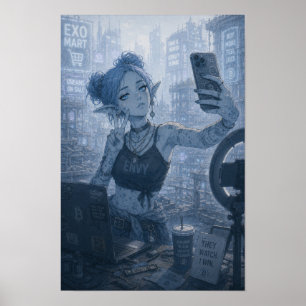 Envy / Blogger / City of Neon Lights Poster