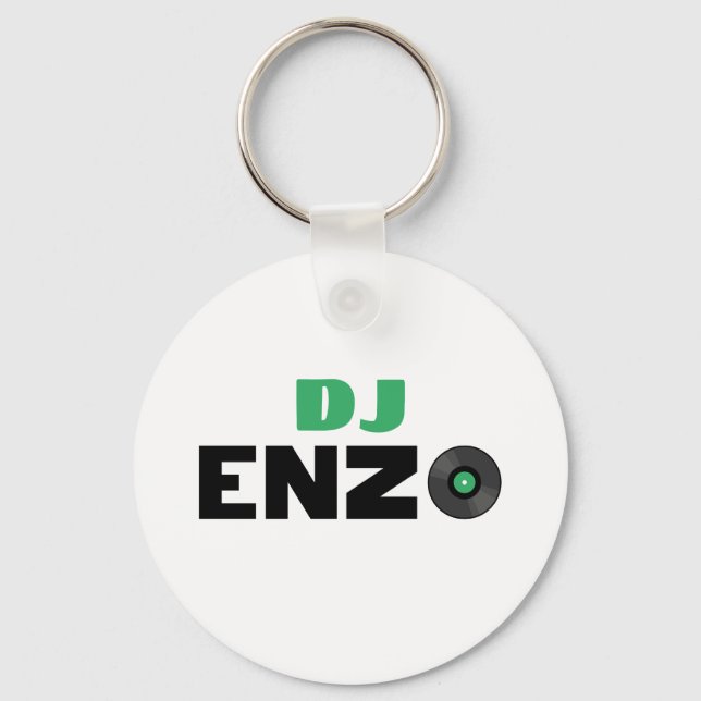 Enzo DJ Keychain (Front)