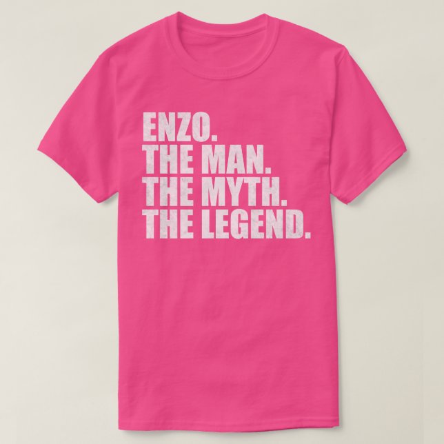 EnzoEnzo Name Enzo given name T-Shirt (Design Front)