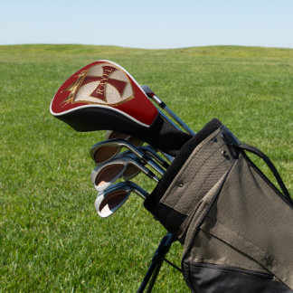 EOC RED RayEl Crest design  Golf Head Cover