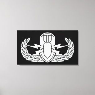 EOD badge Canvas Print