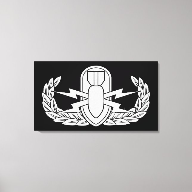EOD badge Canvas Print (Front)
