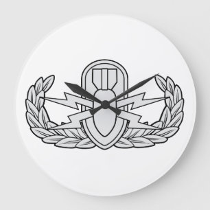 EOD badge Large Clock