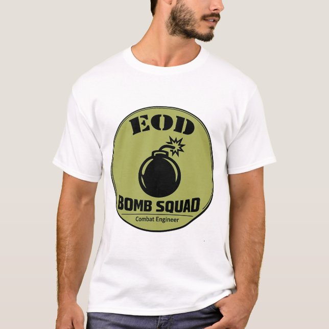 EOD Bomb Squad Combat Engineer Tee (Front)