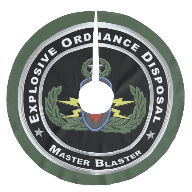 EOD BRUSHED POLYESTER TREE SKIRT (Front)