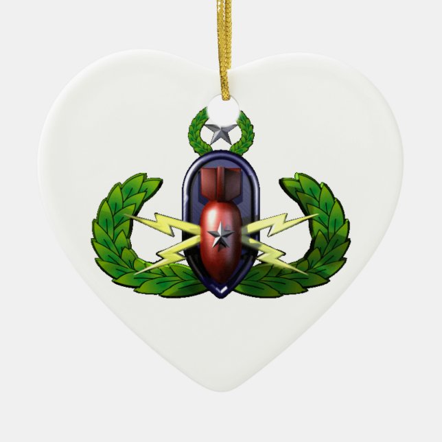 EOD crab/snowflake Ornament (Front)