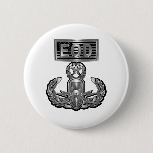 EOD Explosive Ordnance Disposal 2 Inch Round Button