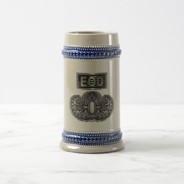 EOD Explosive Ordnance Disposal  Beer Stein (Center)