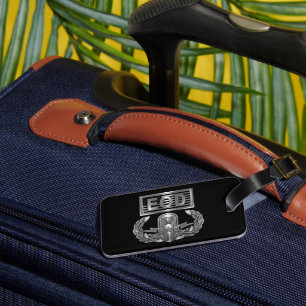 EOD Explosive Ordnance Disposal Luggage Tag