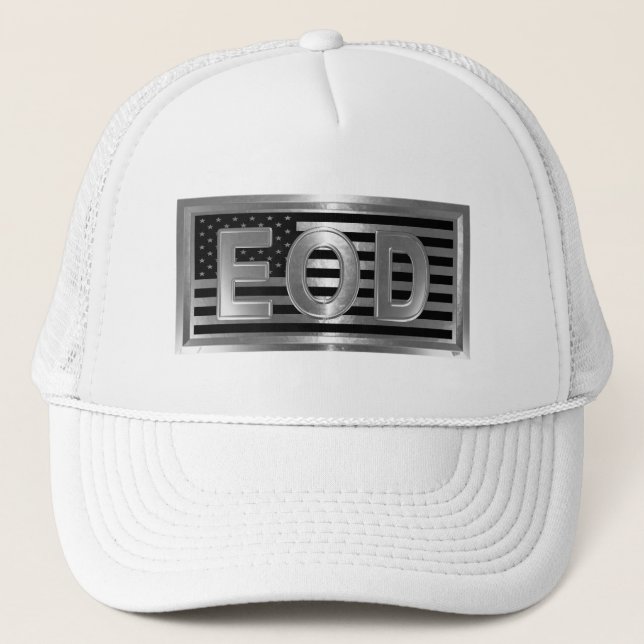 EOD Explosive Ordnance Disposal  Trucker Hat (Front)