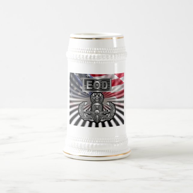 “EOD Master Blaster” Commemorative Gift Beer Stein (Center)