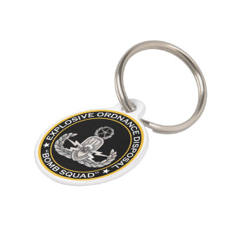 EOD Master Bomb Squad Pet Tag