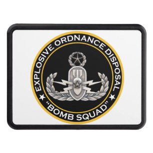 EOD Master Bomb Squad Trailer Hitch Cover