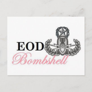 eod master bombshell postcard