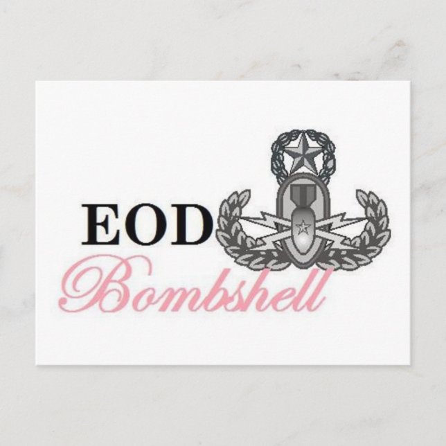 eod master bombshell postcard (Front)